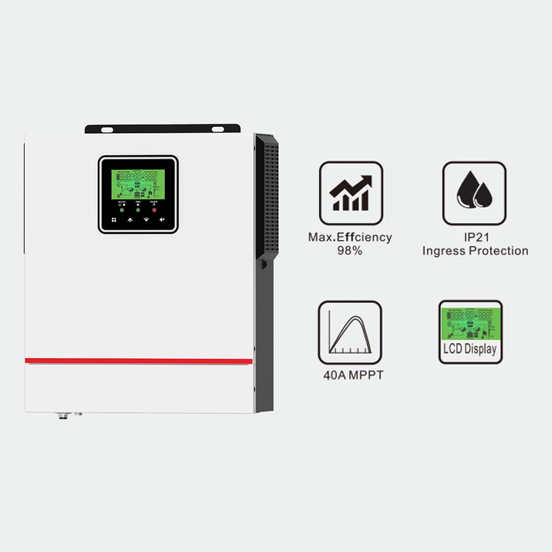 Inversor solar off grid original de fábrica 1KW 12V Victor NMS Série 40A MPPT controlador de carregador solar 