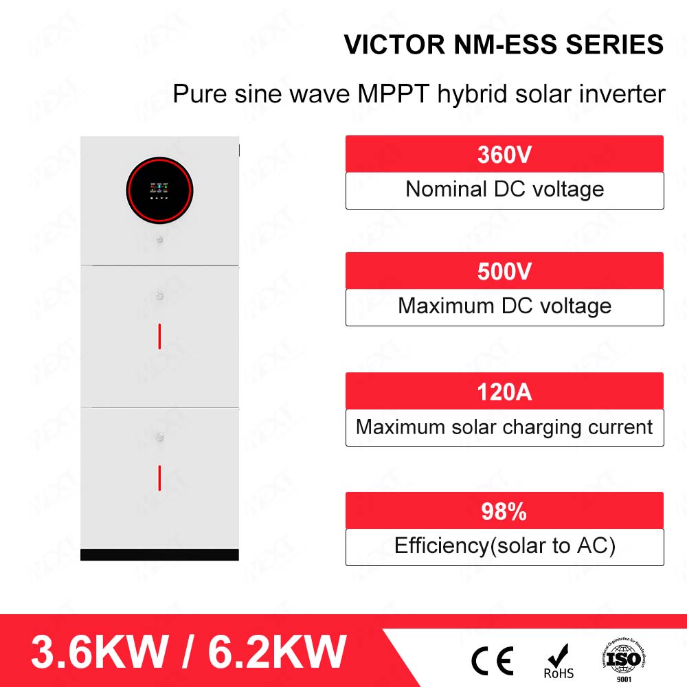 Sistemas de energia tudo em um, 3,6 kw, 6,2 kw, 24v, 48v, inversor solar liga/desliga, onda senoidal pura, inversor solar mppt