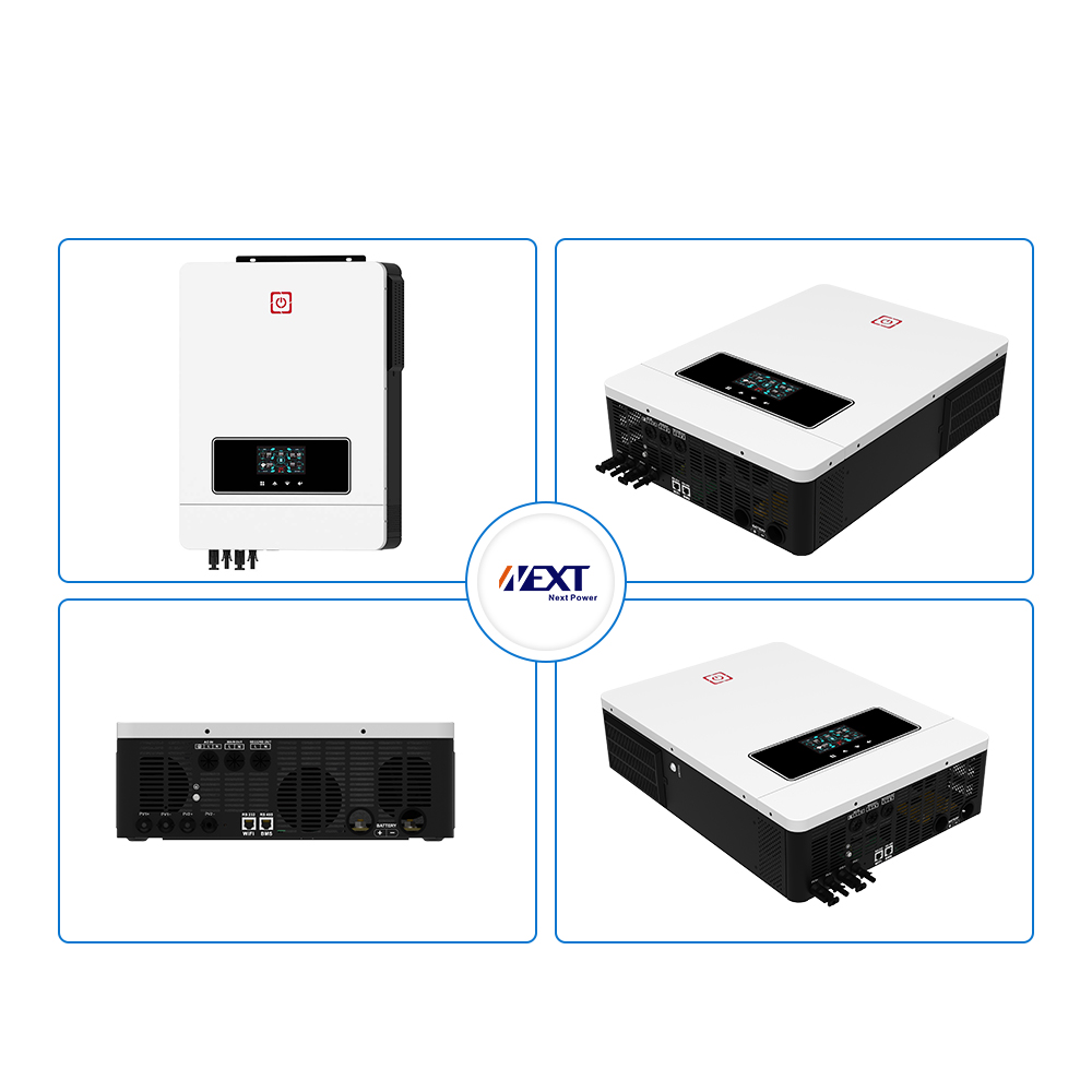 Entrada dupla fotovoltaica de alta qualidade RS485/232 com controlador MPPT 160A liga/desliga rede 10,2KW casa usando inversor solar